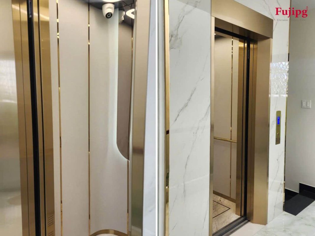 Mẫu Cabin Thang Máy Đẹp Cho Nhà Phố FUJIPG