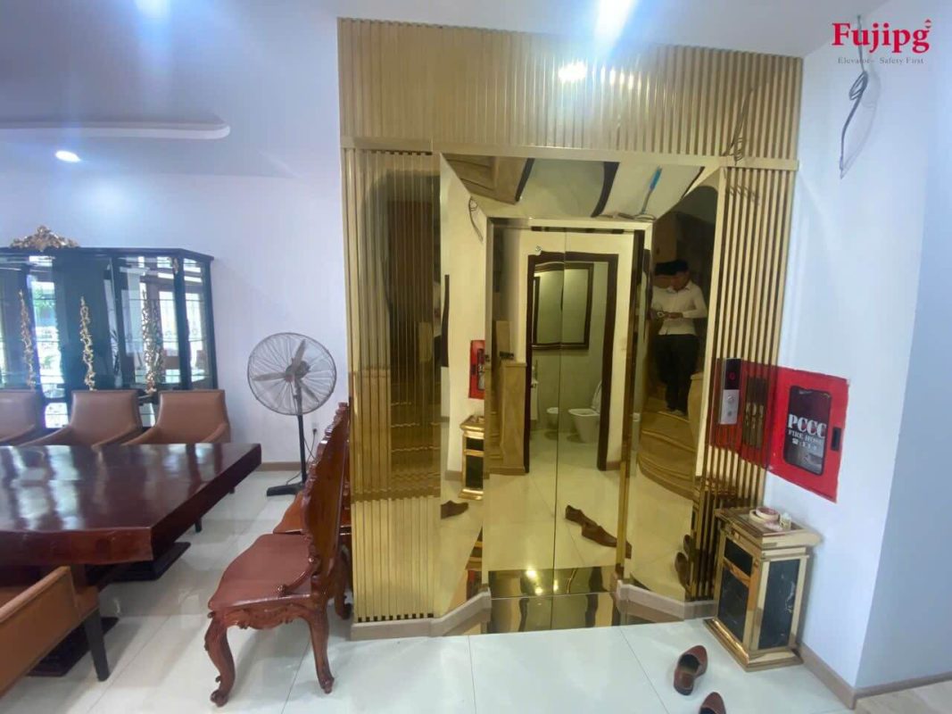 Nội Thất Cabin Thang Máy Sang Trọng FUJIPG