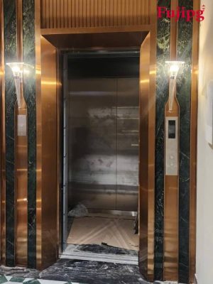 cabine thang máy inox đẹp cho nhà phố